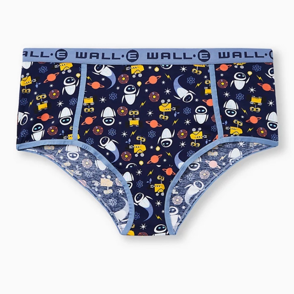 NWT Torrid x Disney Wall-e Cotton Brief Panty Underwear - Blue 1X